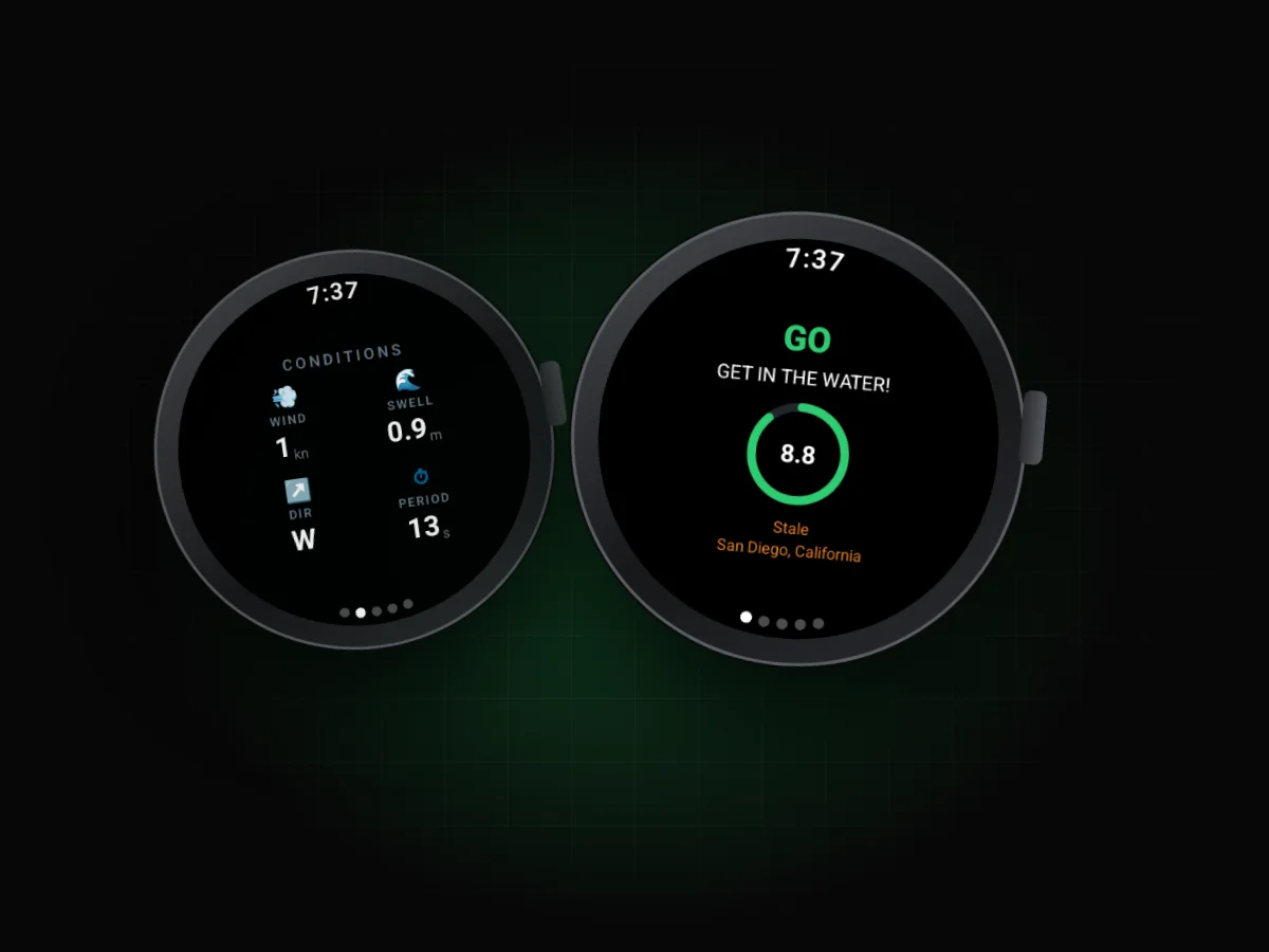 Spearo Go app screens
